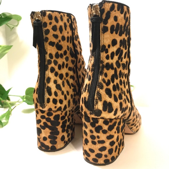 J. Crew Sadie Ankle Boots in Leopard Calf Hair - Picture 7 of 10